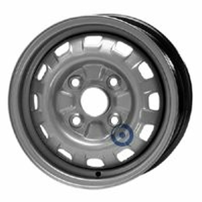Cerchi in Lega KFZ ALCAR Steel Silver 4 fori 13\" 5X13 ET45 4x114.3