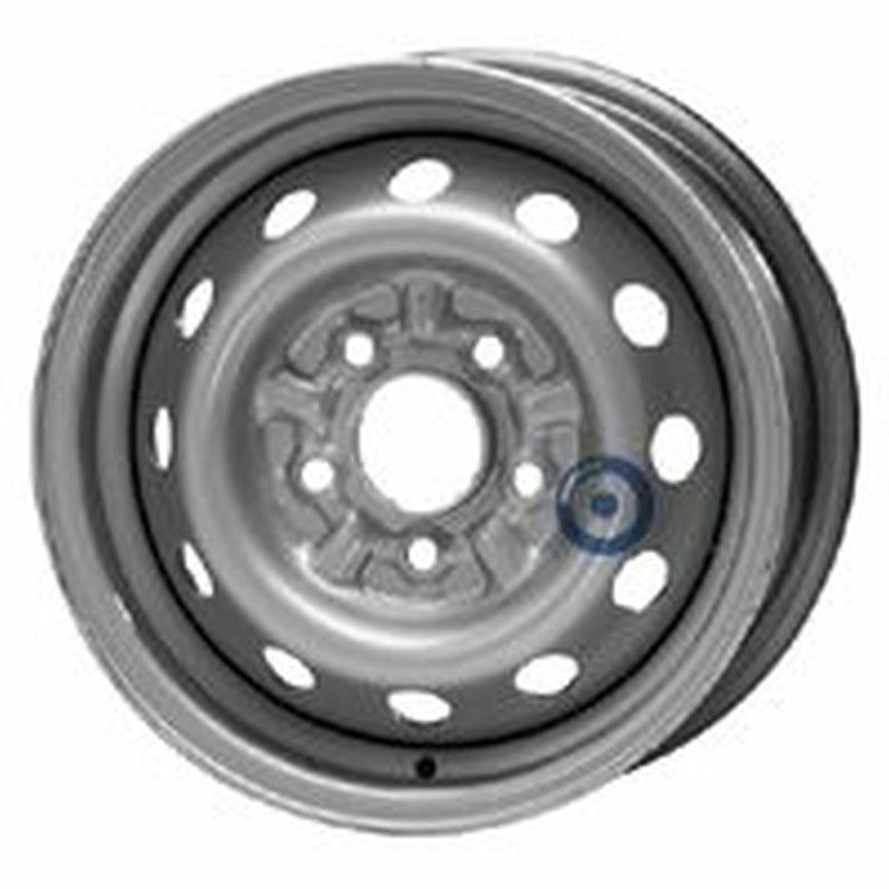 Cerchi in Lega KFZ ALCAR Steel Silver 5 fori 14\" 5.5X14 ET40 5x120