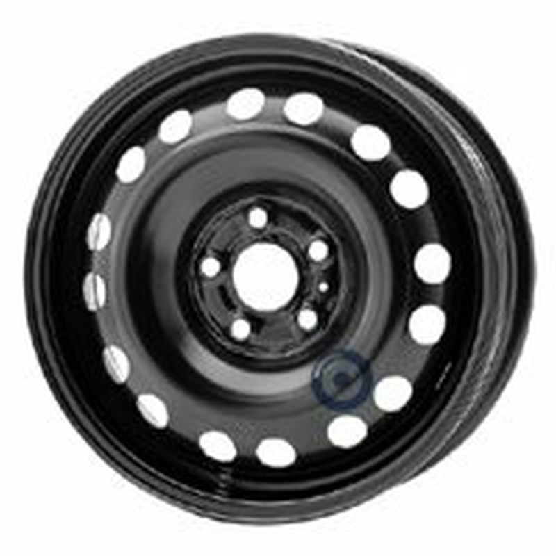Cerchi in Lega KFZ ALCAR Steel Nero 5 fori 15\" 6.5X15 ET50 5x100