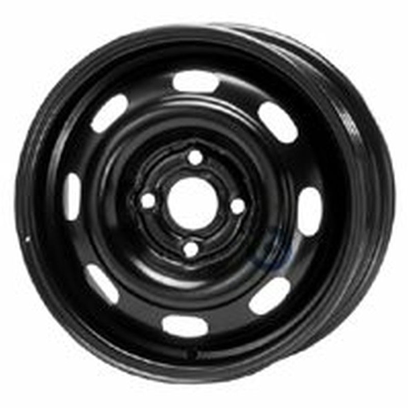 Cerchi in Lega KFZ ALCAR Steel Nero 4 fori 14\" 5.5X14 ET45 4x100