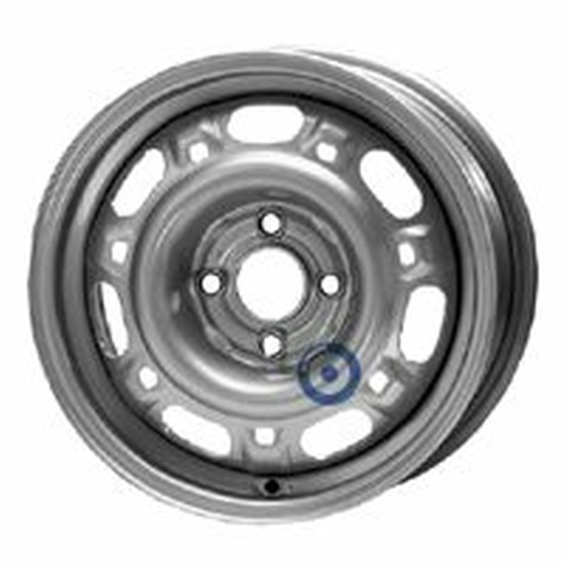 Cerchi in Lega KFZ ALCAR Steel Silver 4 fori 14\" 6X14 ET38 4x100