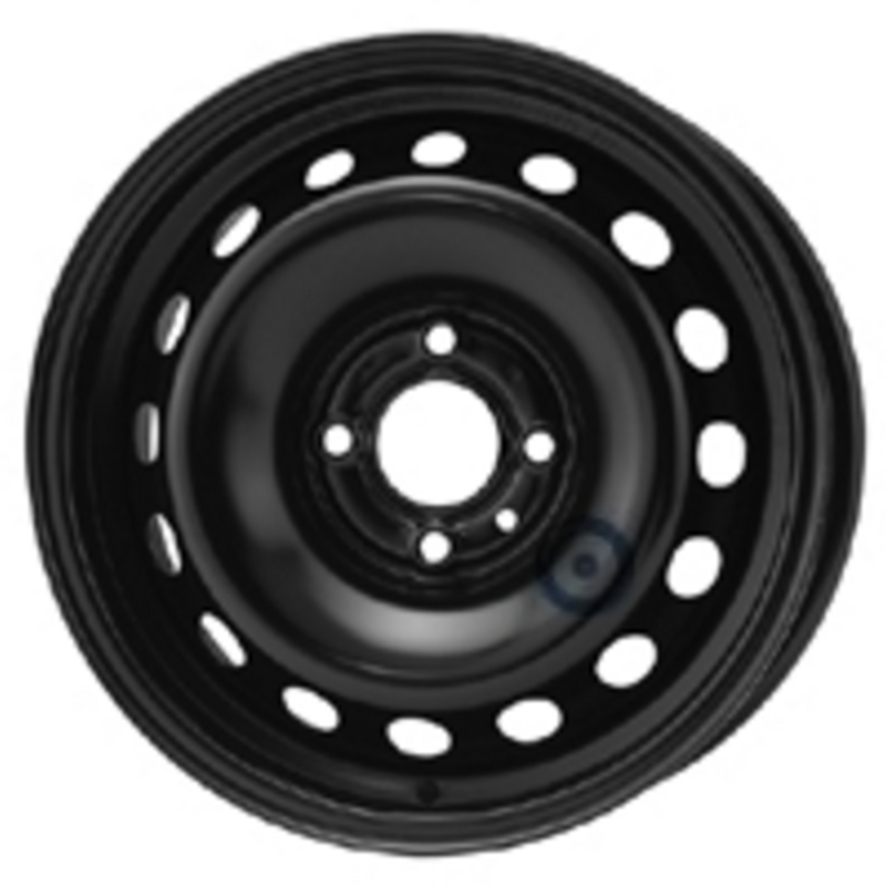 Cerchi in Lega MW GIANETTI RUOTE Steel Nero 4 fori 14\" 5.5X14 ET29 4x100