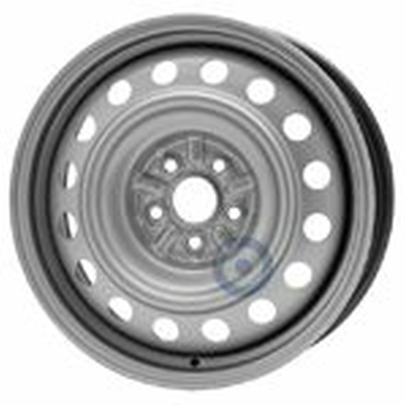 Cerchi in Lega KFZ ALCAR Steel Nero 5 fori 16\" 6X16 ET45 5x100
