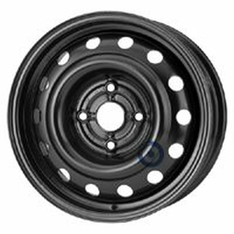 Cerchi in Lega KFZ ALCAR Steel Nero 4 fori 15\" 6X15 ET49 4x114.3