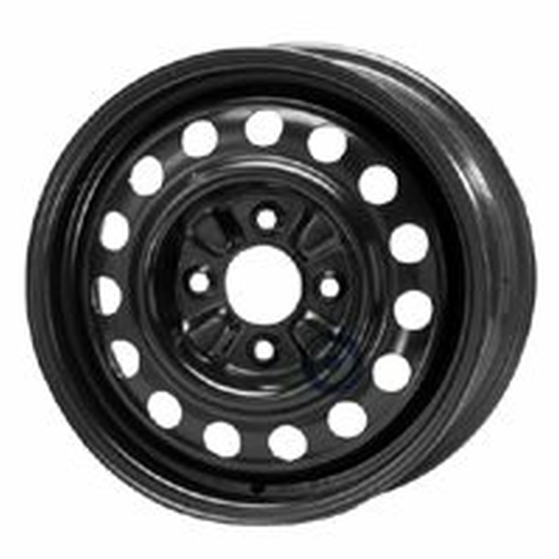 Cerchi in Lega KFZ ALCAR Steel Nero 4 fori 15\" 6X15 ET46 4x114.3
