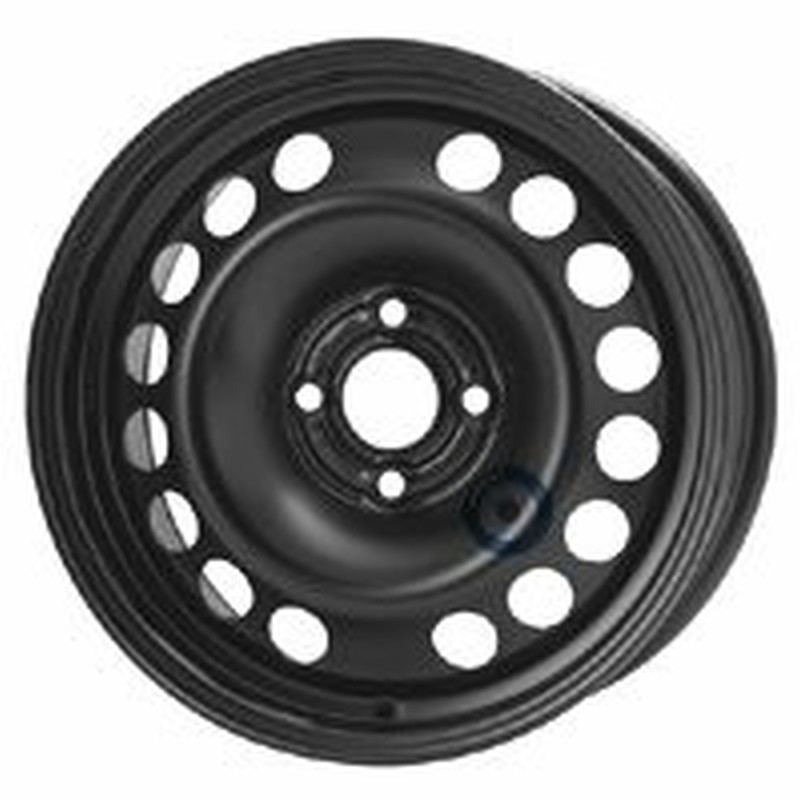 Cerchi in Lega KFZ ALCAR Steel Nero 4 fori 15\" 6.5X15 ET35 4x100