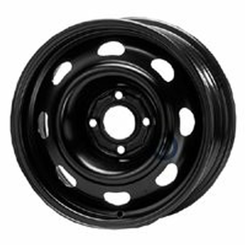 Cerchi in Lega KFZ ALCAR Steel Nero 4 fori 15\" 6X15 ET18 4x108