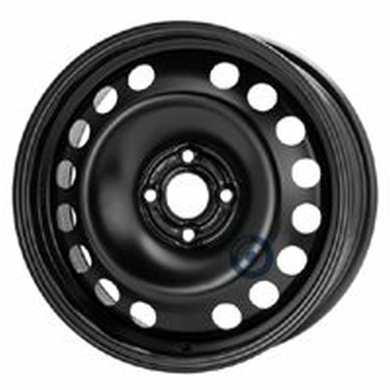 Cerchi in Lega KFZ ALCAR Steel Nero 4 fori 16\" 6.5X16 ET37 4x100