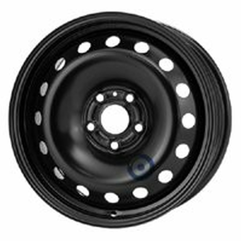 Cerchi in Lega KFZ ALCAR Steel Nero 5 fori 16\" 6.5X16 ET50 5x108