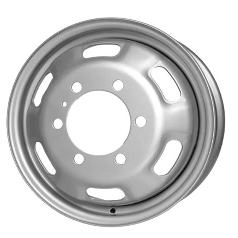 Cerchi in Lega MW GIANETTI RUOTE Steel Nero 6 fori 16\" 5X16 ET109 6x170