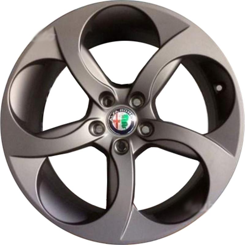 Cerchi in Lega ORIGINALE ALFA ROMEO Giulia Originale Alfa Romeo Antracite Opaco 5 fori 18\" 9X18 ET44.5 5x110