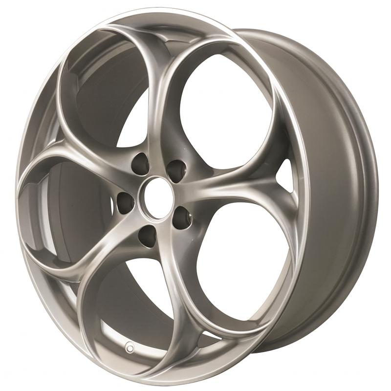 Cerchi in Lega ORIGINALE ALFA ROMEO Quadrifoglio Giulia/stelvio Oe 8 - Originale Alfa Romeo Silver 5 fori 19\" 8X19 ET33 5x110