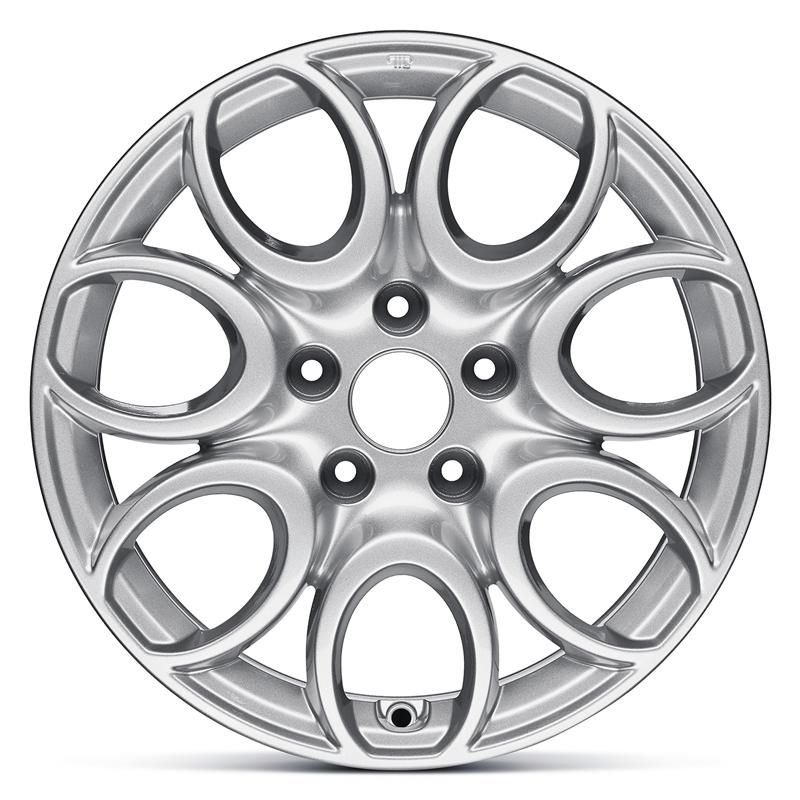 Cerchi in Lega ORIGINALE ALFA ROMEO Giulietta Oe 5 - Originali Alfa Romeo Silver 5 fori 16\" 7X16 ET41 5x110