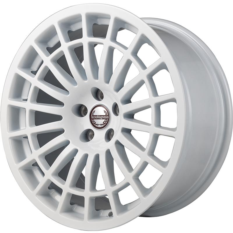 Cerchi in Lega DEDICO Integrale Glossy White 5 fori 17\" 8X17 ET24.5 5x98