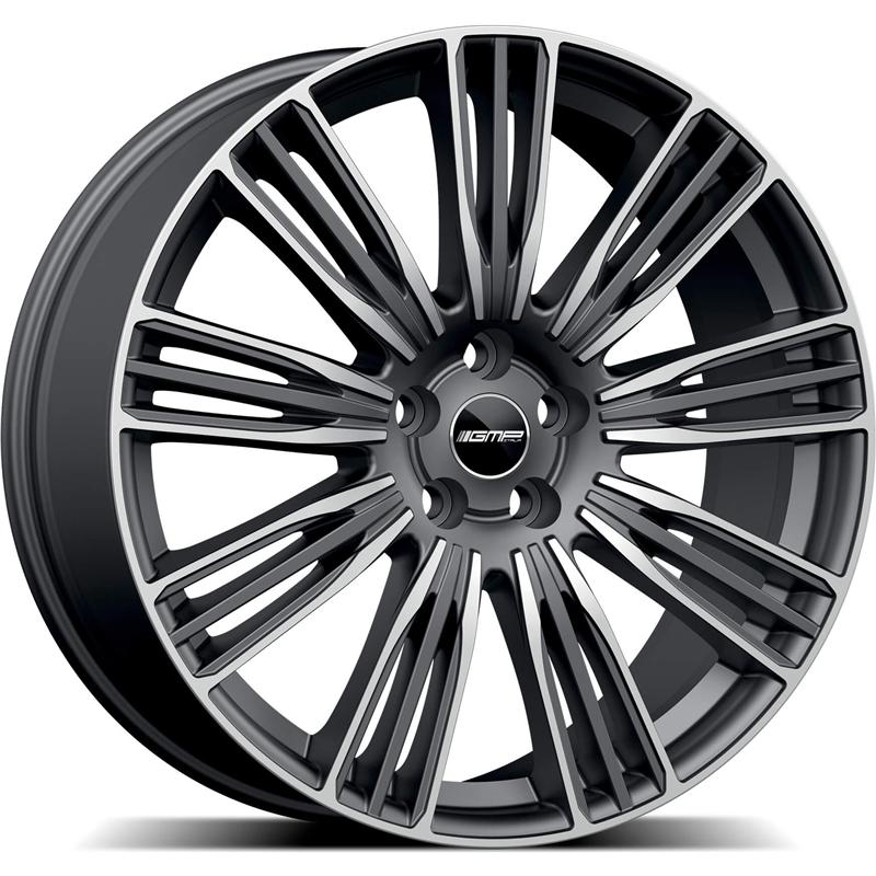 Cerchi in Lega GMP Coventry Matt Anthracite Diamond 5 fori 21\" 9X21 ET42 5x108