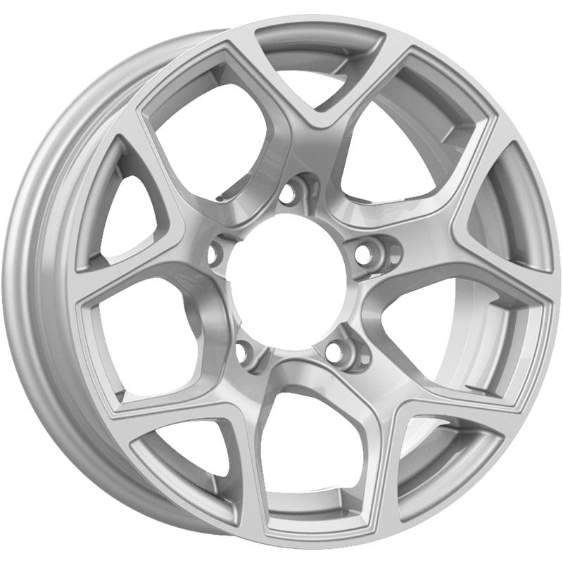Cerchi in Lega GMP Sj15 Silver 5 fori 15\" 5.5X15 ET5 5x139.7