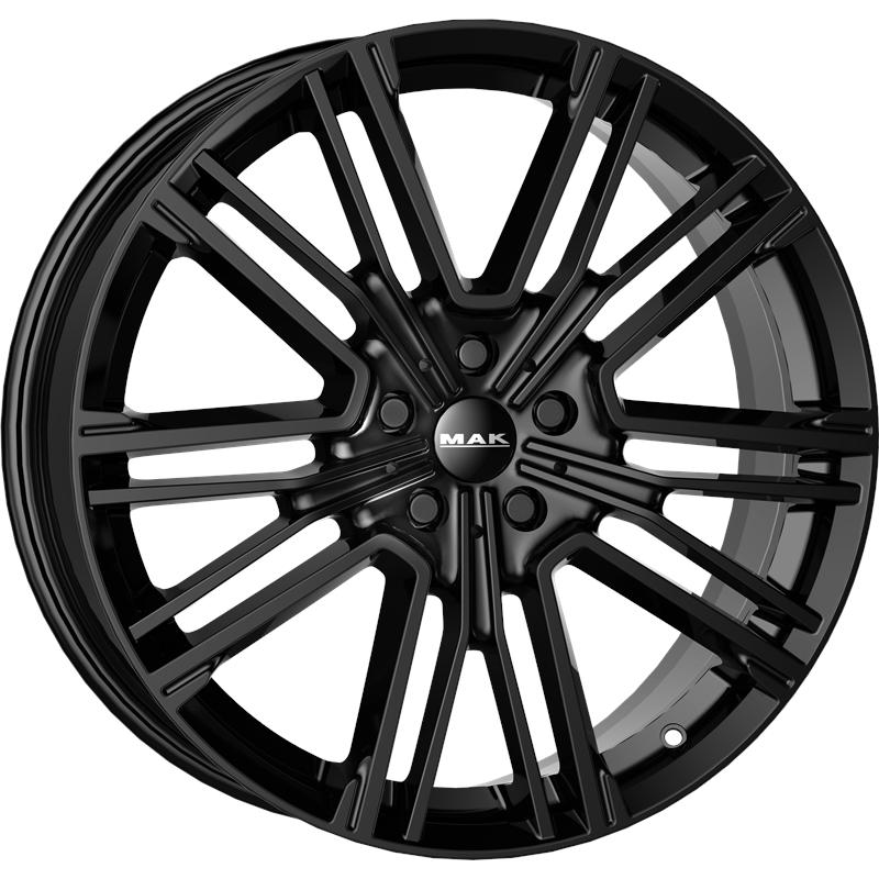 Cerchi in Lega MAK KulT-D Glossy Black 5 fori 20\" 9X20 ET40 5x112