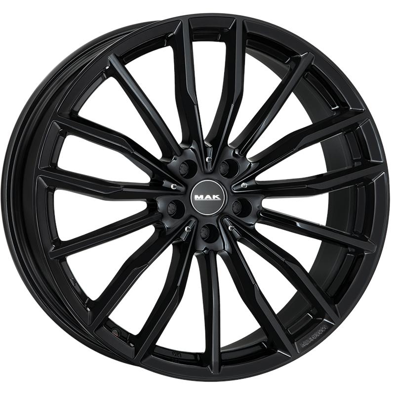 Cerchi in Lega MAK Rapp Glossy Black 5 fori 20\" 10X20 ET40 5x120
