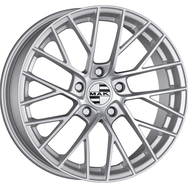 Cerchi in Lega MAK Monaco Silver 5 fori 19\" 8.5X19 ET39 5x112