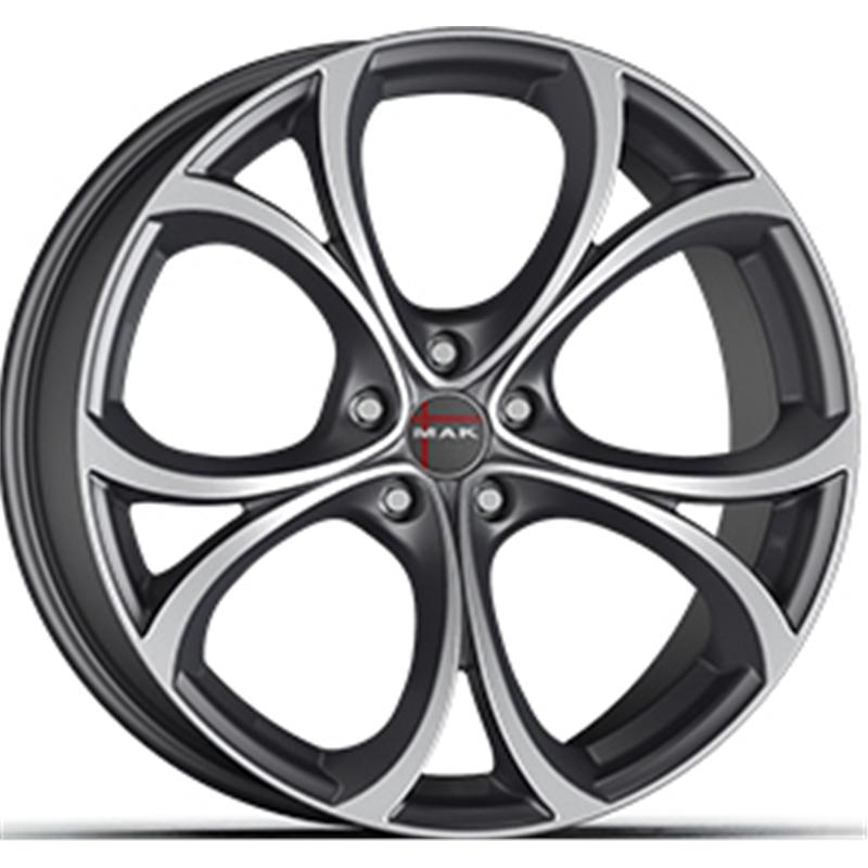 Cerchi in Lega MAK Lario Gun Metallic Mirror 5 fori 20\" 10X20 ET34 5x110