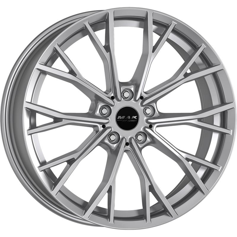 Cerchi in Lega MAK Prime ff Silver 5 fori 20\" 8X20 ET55 5x112