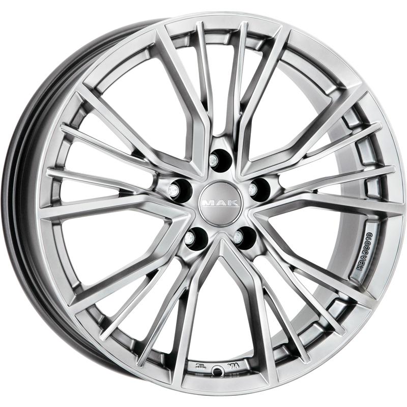 Cerchi in Lega MAK Union Silver 5 fori 18\" 8X18 ET39 5x112