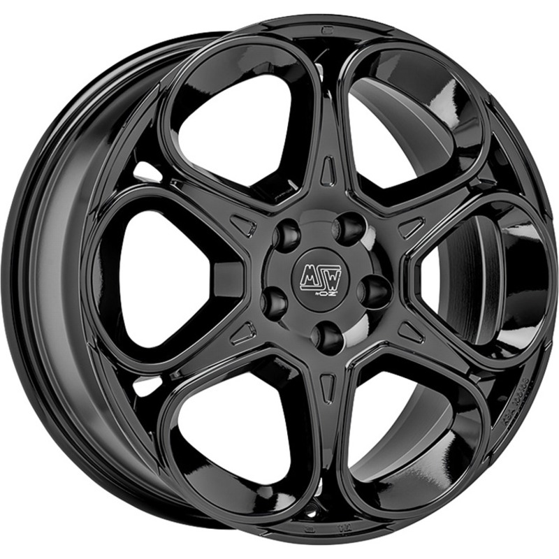 Cerchio MSW Msw 83 Glossy Black 5 fori 18\" 7.5X18 ET35 5x112