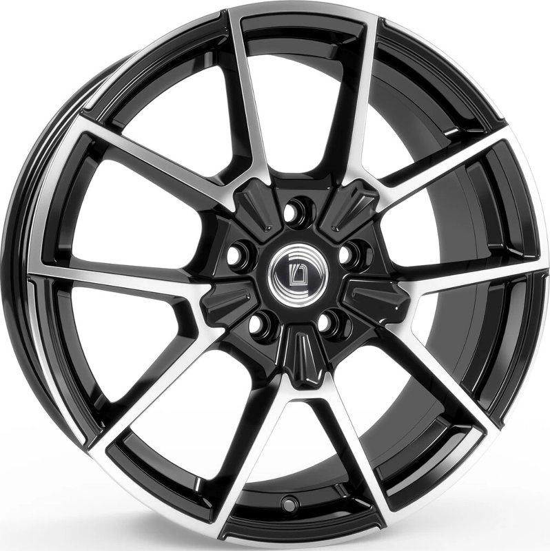 Cerchi in Lega DIE Neve Black Diamond 5 fori 16\" 6X16 ET45 5x114.3