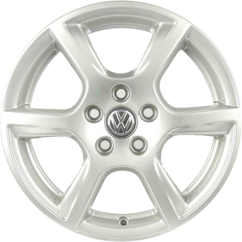 Cerchi in Lega ORIGINALE AUDI VW SEAT SKODA Oe Polo - Originale vw Hyper Silver 5 fori 15\" 6X15 ET40 5x100