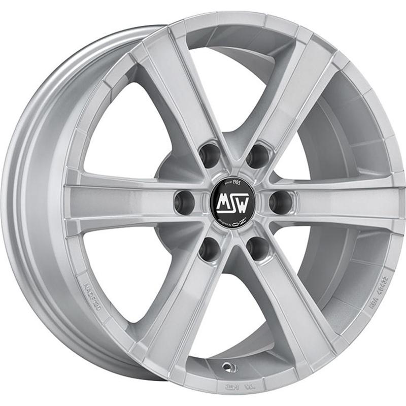 Cerchi in Lega MSW Sahara 6 Full Silver 6 fori 18\" 8X18 ET35 6x139