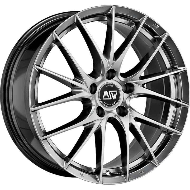 Cerchi in Lega MSW Msw 29 Hyper Black 5 fori 19\" 8X19 ET35 5x120