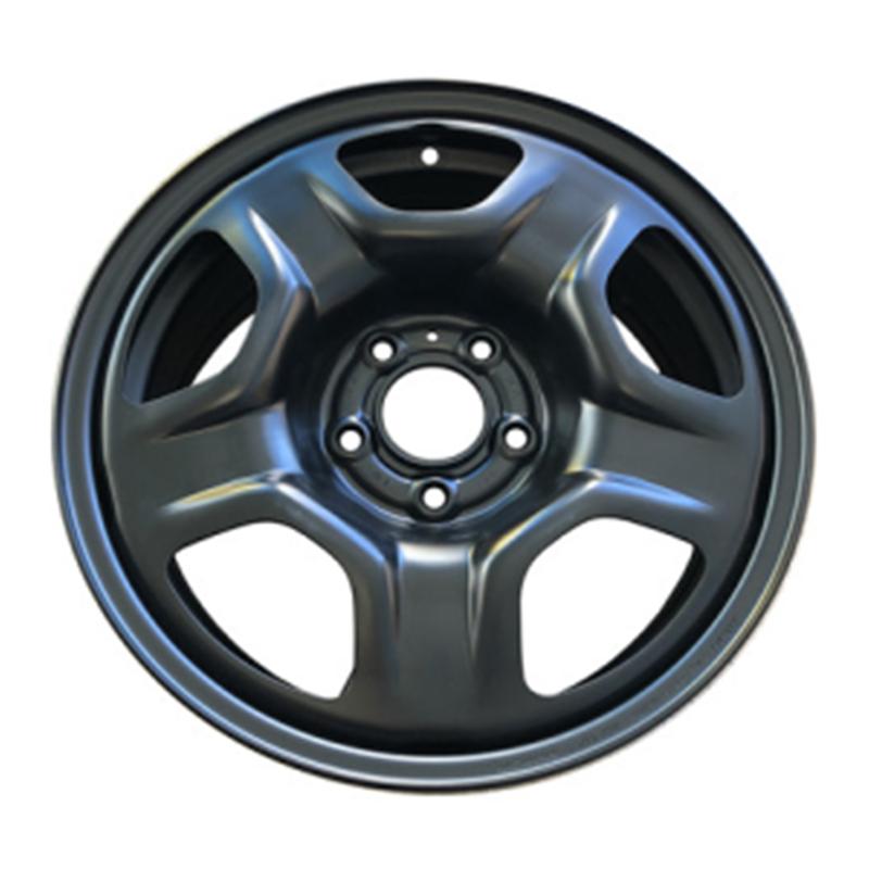 Cerchi in Lega MW GIANETTI RUOTE Steel Nero 5 fori 16\" 6.5X16 ET40 5x110