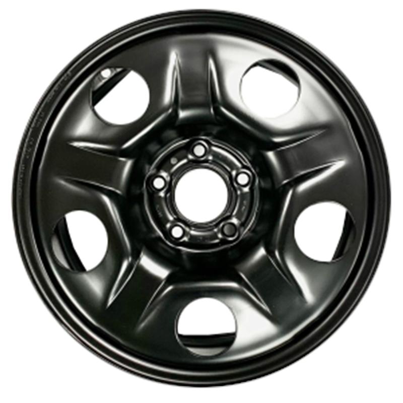 Cerchi in Lega MW GIANETTI RUOTE Steel Nero 5 fori 16\" 6.5X16 ET40 5x110