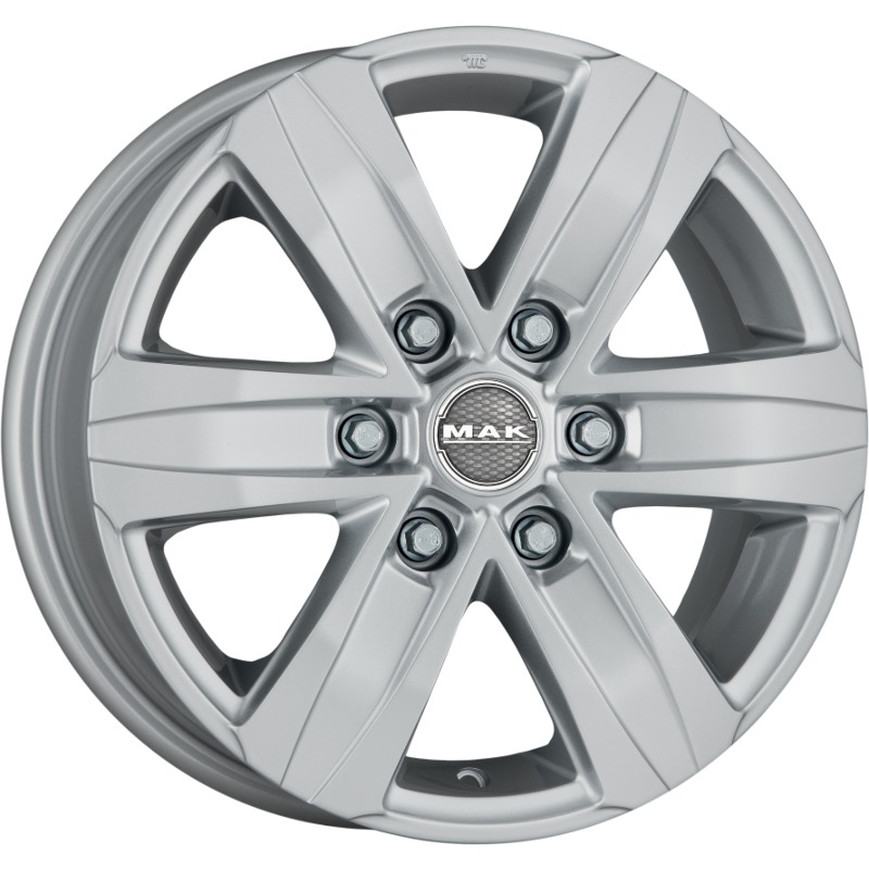 Cerchi in Lega MAK Stone 6 Silver 6 fori 18\" 8X18 ET30 6x114.3