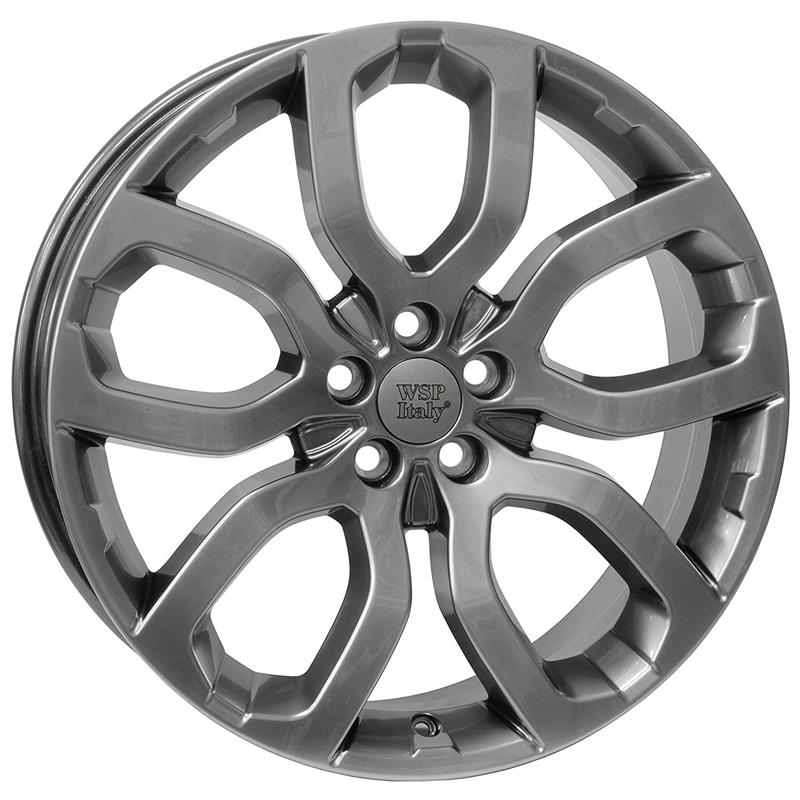 Cerchi in Lega WSP ITALY W2357 Liverpool Evoque Dark Silver 5 fori 20\" 8X20 ET45 5x108