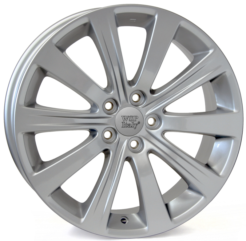 Cerchi in Lega WSP ITALY W2704 Dora Silver 5 fori 17\" 7X17 ET55 5x100