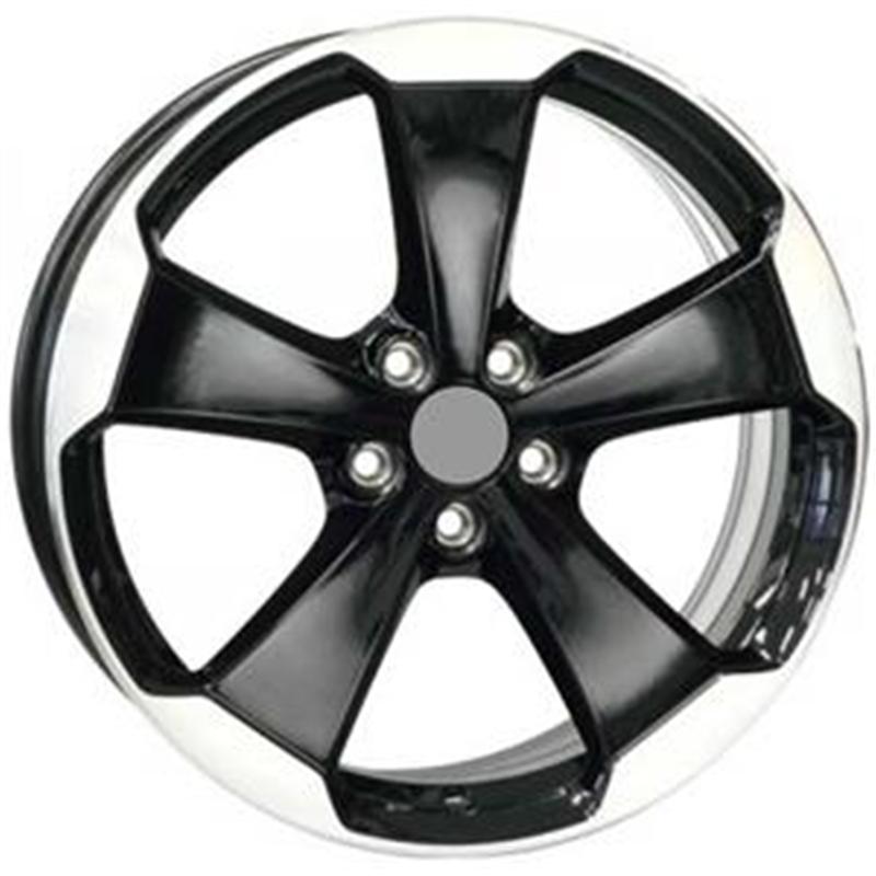 Cerchi in Lega WSP ITALY W465 Laceno Golf Gti Glossy Black Polished 5 fori 19\" 7.5X19 ET51 5x112