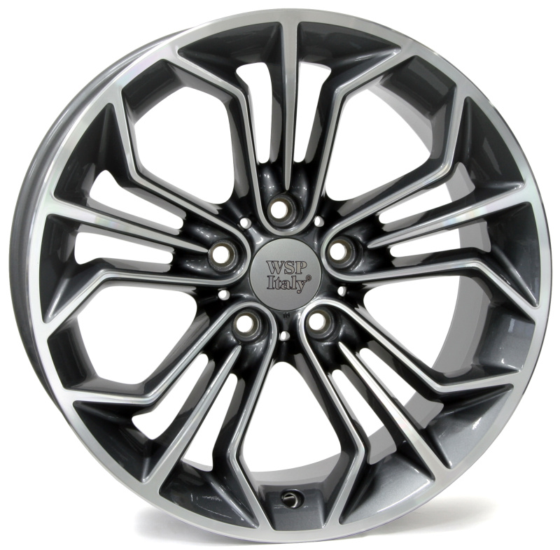 Cerchi in Lega WSP ITALY W671 Venus x1 Anthracite 5 fori 18\" 9X18 ET41 5x120