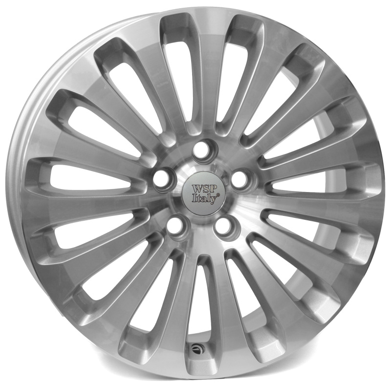 Cerchi in Lega WSP ITALY W953 Isidoro Silver Polished 5 fori 17\" 7X17 ET50 5x108