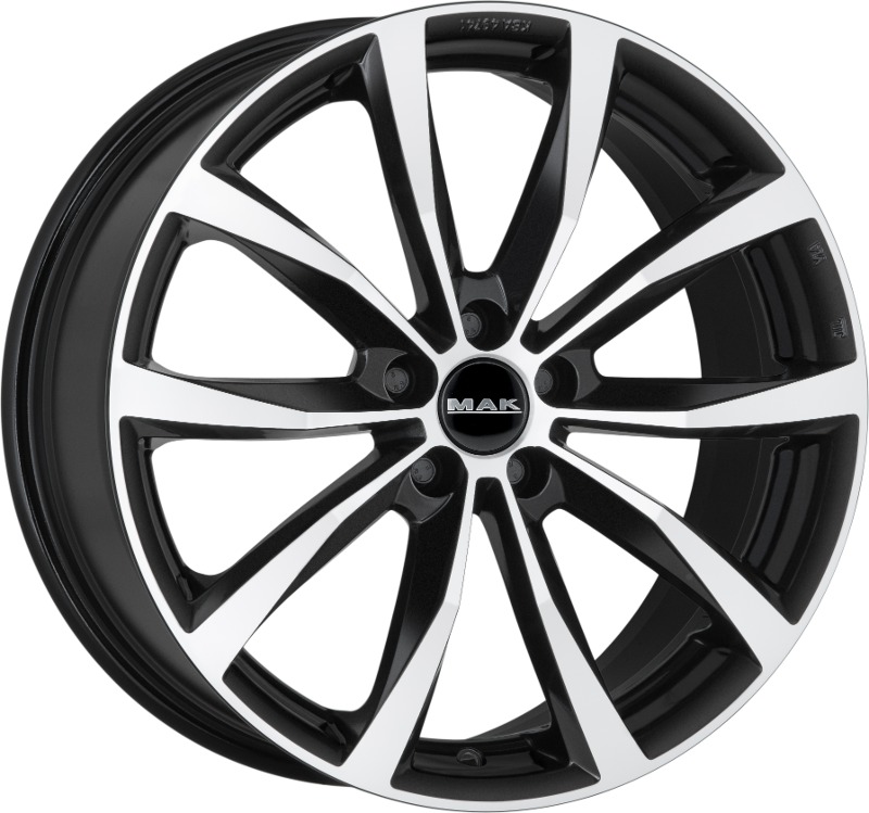 Cerchi in Lega MAK Wolf Black Mirror 5 fori 20\" 7.5X20 ET44 5x112