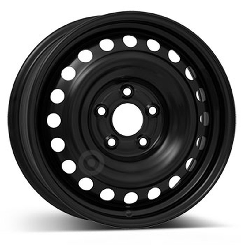 Cerchi in Lega KFZ ALCAR Steel Nero 5 fori 16\" 6X16 ET35 5x114.3