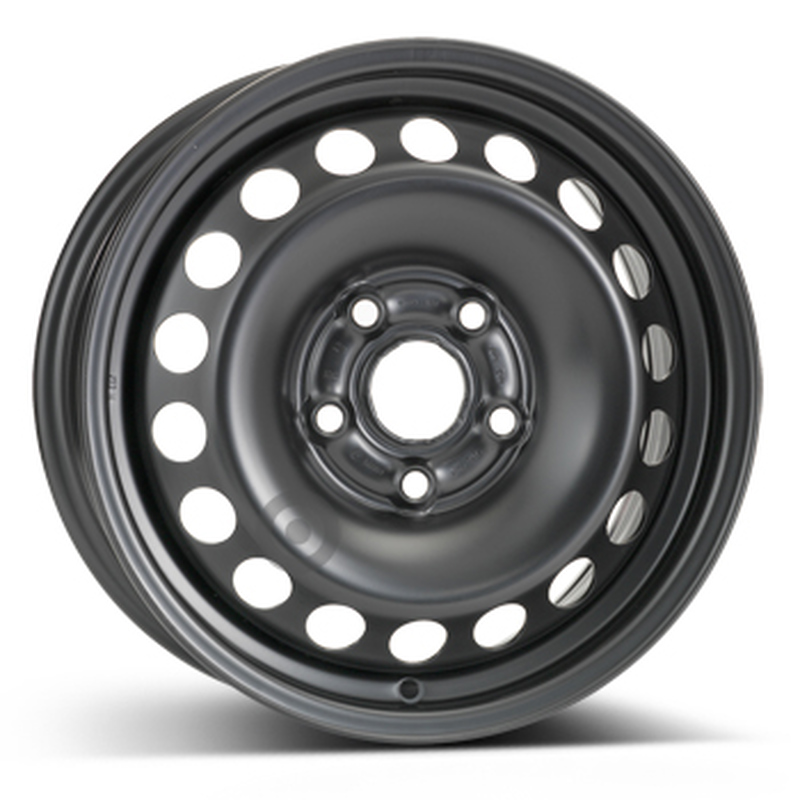 Cerchi in Lega KFZ ALCAR Steel Nero 5 fori 15\" 6X15 ET47 5x112