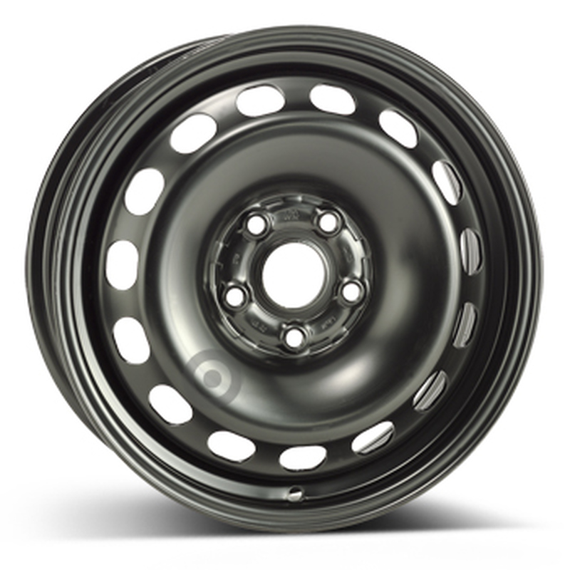 Cerchi in Lega KFZ ALCAR Steel Nero 5 fori 16\" 6X16 ET40 5x112