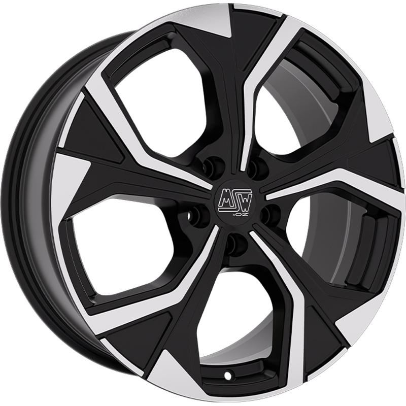 MSW Msw 43 Gloss Black Full Polished 5 fori 18 7 5X18 ET45