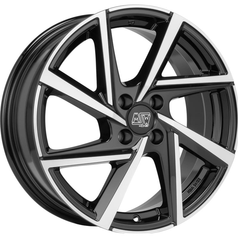MSW Msw 80 4 Gloss Black Full Polished 4 fori 16 6 5X16 ET35