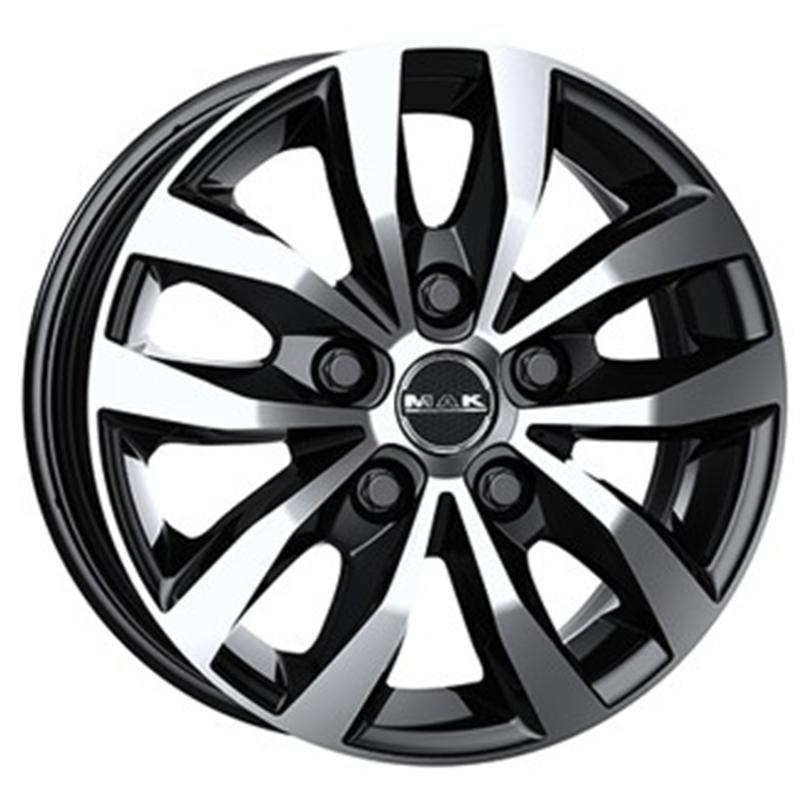 Cerchi in Lega MAK Load Black Mirror 5 fori 17\" 7X17 ET45 5x114.3