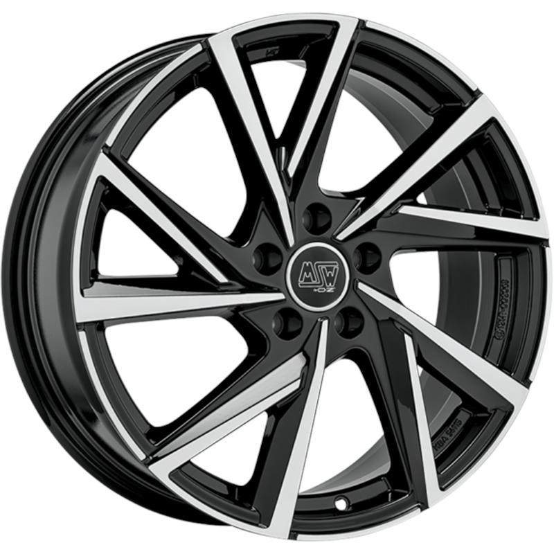 MSW Msw 80 5 Gloss Black Full Polished 5 fori 17 7X17 ET40