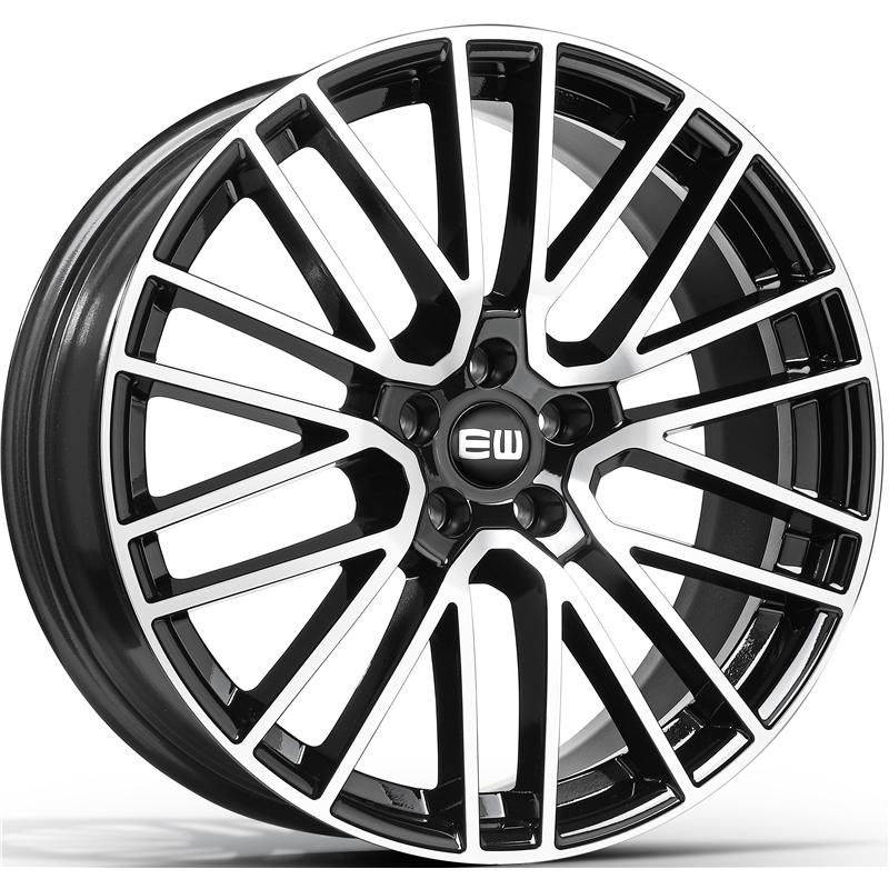 EW Ew08 Titanium Black Polished 5 fori 20 9X20 ET30
