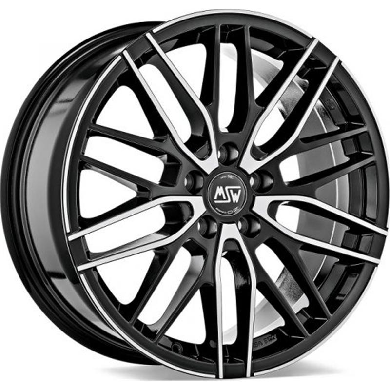 MSW Msw 72 Gloss Black Full Polished 5 fori 18 8X18 ET50