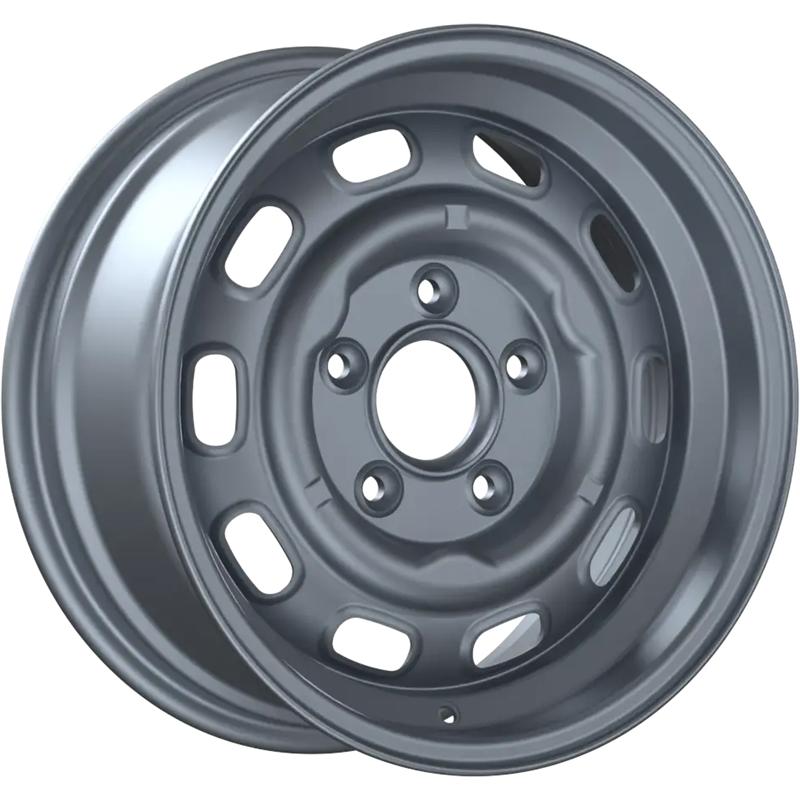 Cerchi in Lega FONDMETAL Lmz01 Matt Silver 5 fori 15\" 5X15 ET36 5x130